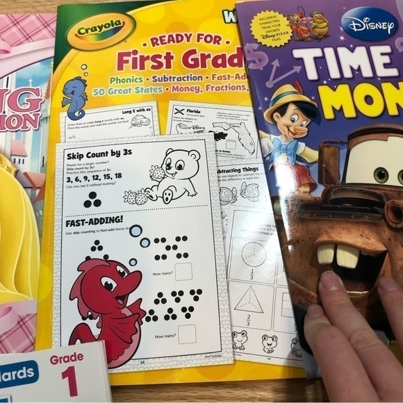 Homeschool Book Bundle 1st Grade Disney Princess Reading Comprehension STEM - Picture 6 of 8